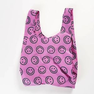 Baggu Standard Packable - Raspberry Happy 😊